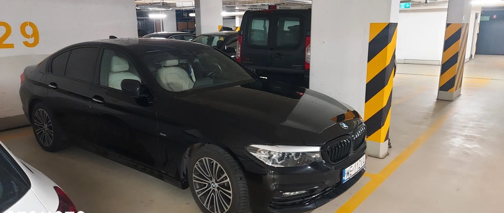 BMW Seria 5 cena 125000 przebieg: 86500, rok produkcji 2018 z Warszawa małe 92